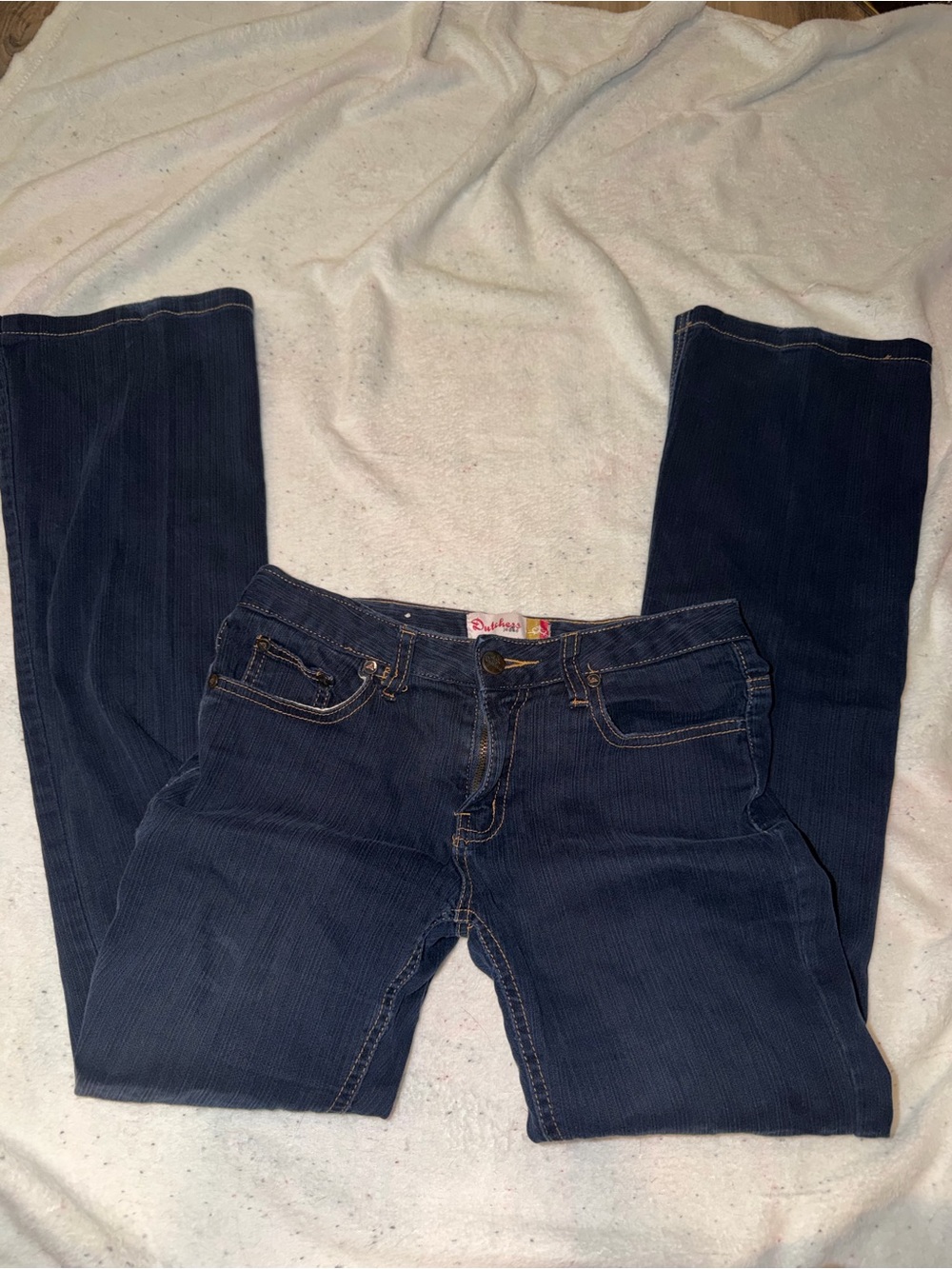 vintage Dark Indigo Boot Cut Jeans for Women by dutches